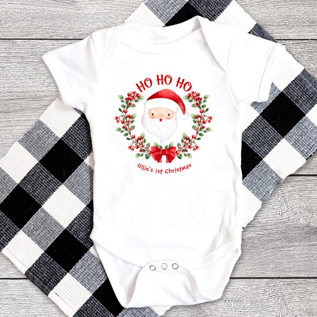 Body Para Bebé Primera Navidad | Navidades Cute Santa (Subido por el creador)