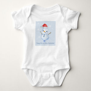 Body Para Bebé Primera Navidad para un bebé