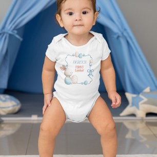 Body Para Bebé Primera Pascua de BEBÉ Azul 