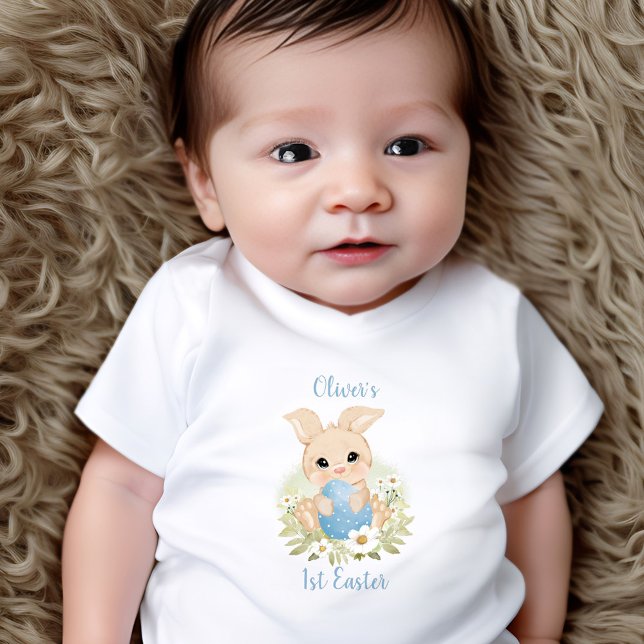 Body Para Bebé Primera Pascua Personalizada Baby Bodysuit (Subido por el creador)