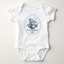 Body Para Bebé Primeras navidades del bebé personalizado de camis