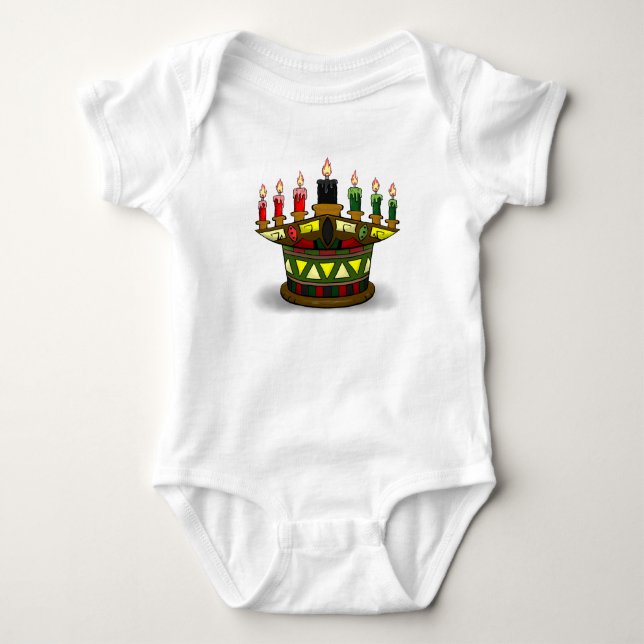 Body Para Bebé Primeros frutos de Kwanzaa (Anverso)