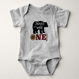 Body Para Bebé Primeros niños de cumpleaños Lumberjack Romper