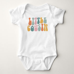 Body Para Bebé Primo pequeño, niños retro, primo coincidente