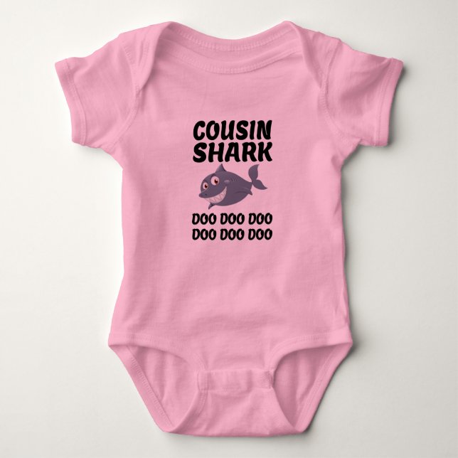 Body Para Bebé Primo Shark Do Do - Fun Family Gear (Anverso)
