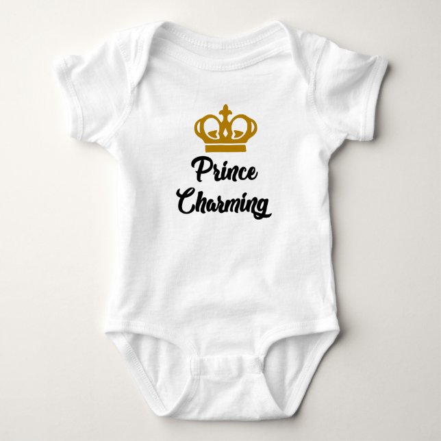 Body Para Bebé Prince Charming Bodysuit (Anverso)