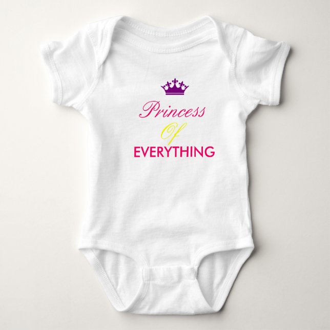 Body Para Bebé Princesa (Anverso)