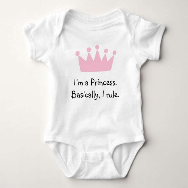 Body Para Bebé Princesa Baby Jumpsuit (Anverso)
