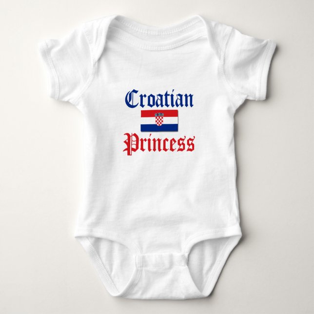 Body Para Bebé Princesa de Croacia 1 (Anverso)