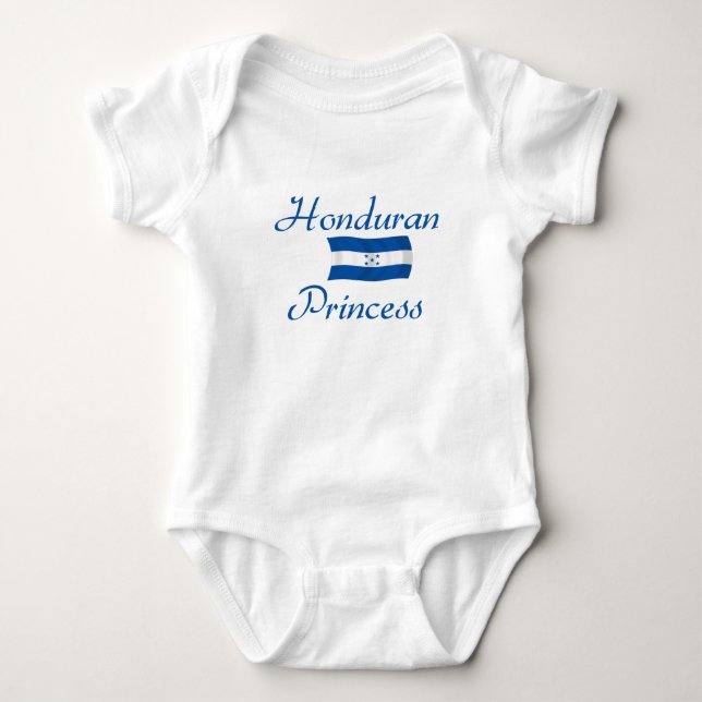 Body Para Bebé Princesa de Honduras (Anverso)