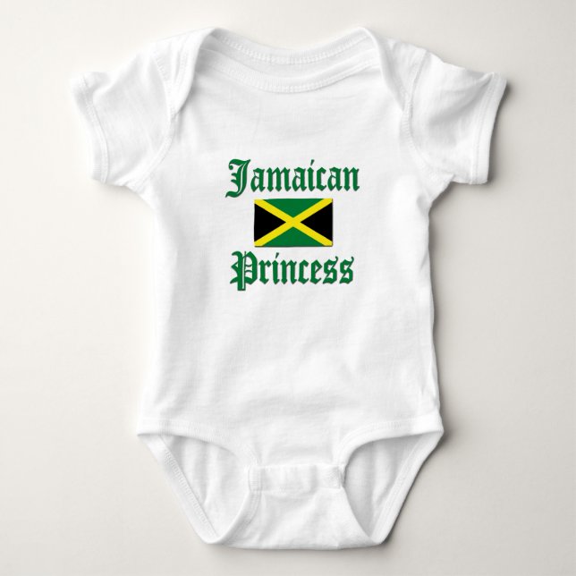 Body Para Bebé Princesa de Jamaica (Anverso)