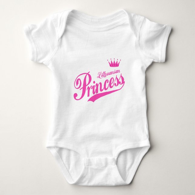 Body Para Bebé Princesa de Lituania (Anverso)