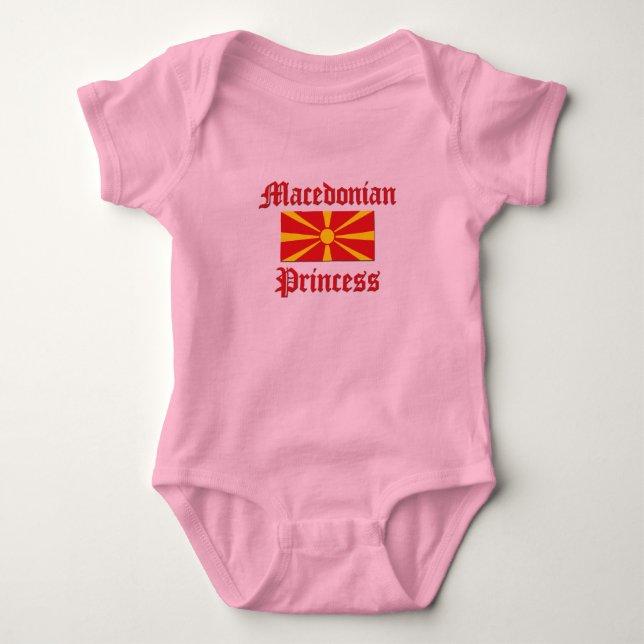 Body Para Bebé Princesa de Macedonia (Anverso)