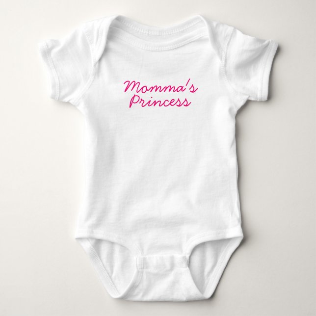 Body Para Bebé Princesa de Mamá (Anverso)