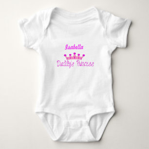 Body Para Bebé Princesa de papá, Isabella