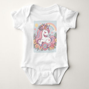 Body Para Bebé Princesa Flor