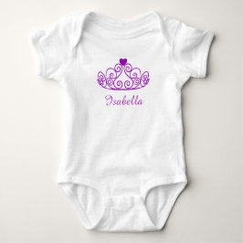 Body Para Bebé ¡Princesa Isabella Shirt, agrega el nombre de tu b