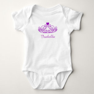 Body Para Bebé ¡Princesa Isabella Shirt, agrega el nombre de tu b