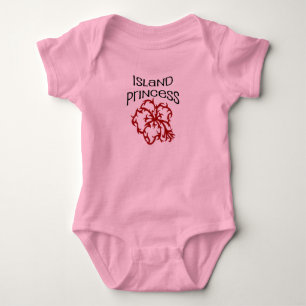 Body Para Bebé princesa isleña