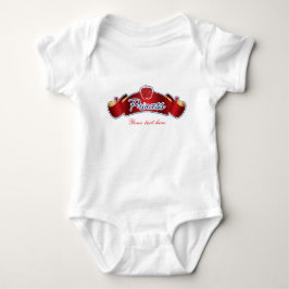 Body Para Bebé Princesa Manzana Bebé Personalizado Una Pieza