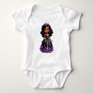 Body Para Bebé Princesa Negra
