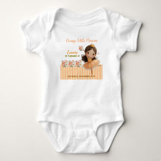 Body Para Bebé Princesa pequeña naranja Bailar 