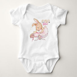 Body Para Bebé Princesa personalizada Lilibet Ballerina Rabbit