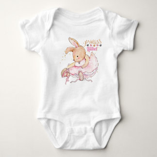 Body Para Bebé Princesa personalizada Lilibet Ballerina Rabbit
