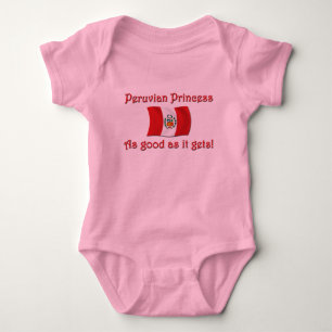 Body Para Bebé Princesa peruana-
