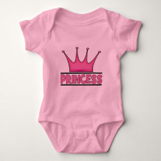 Body Para Bebé Princesa rosa personalizado