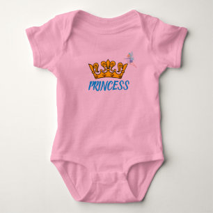 Body Para Bebé Princesa Toddler camiseta