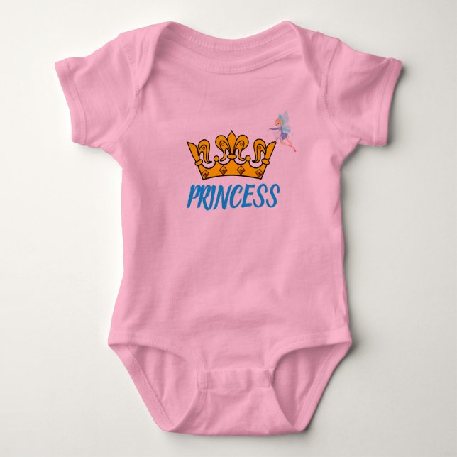 Body Para Bebé Princesa Toddler camiseta (Anverso)