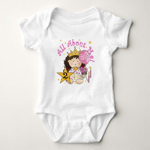 Body Para Bebé Princesa todo sobre mí segundo cumpleaños