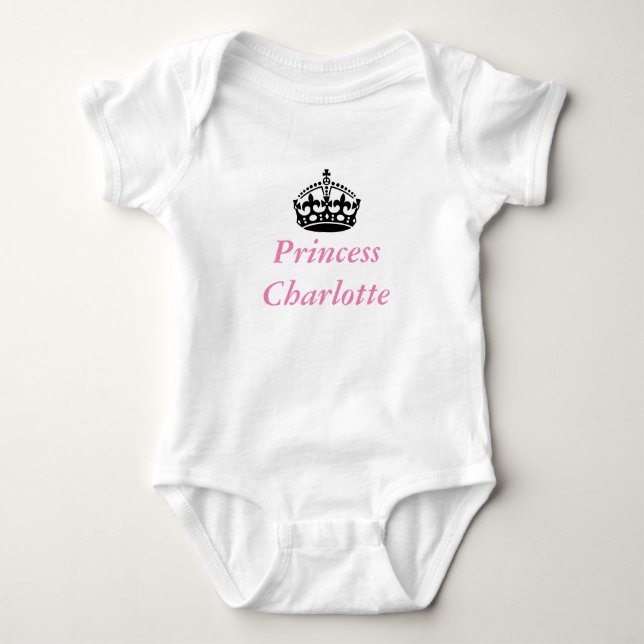 Body Para Bebé Princess Charlotte (Anverso)