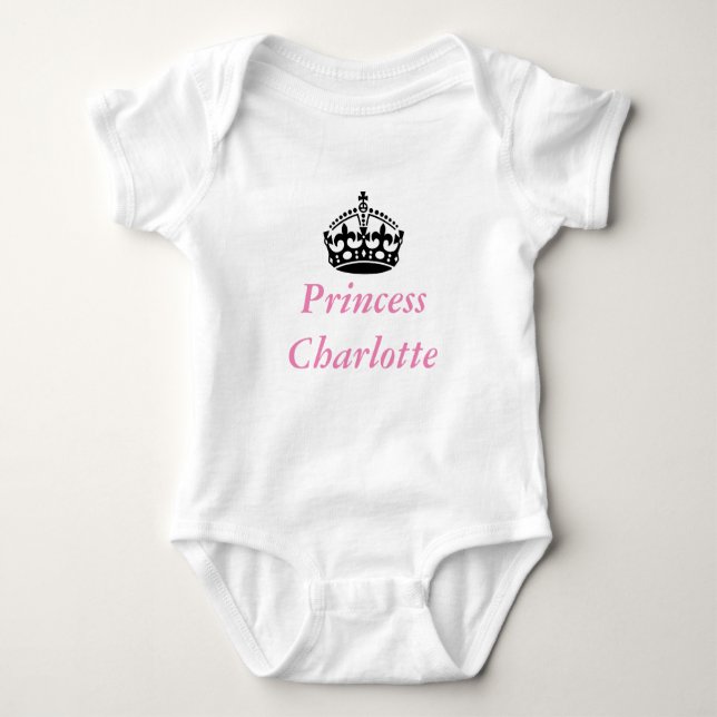 Body Para Bebé Princess Charlotte (Anverso)