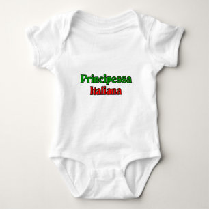 Body Para Bebé Principessa Italiana (princesa italiana)