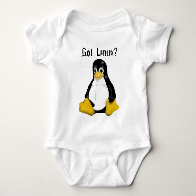 Body Para Bebé ¡Productos y diseños de Linux! (Anverso)