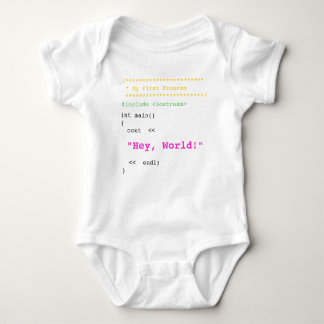 Body Para Bebé Programa para niñas y niños de primer C++