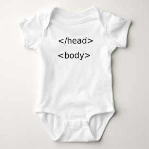 Body Para Bebé Programadores y desarrolladores código divertido