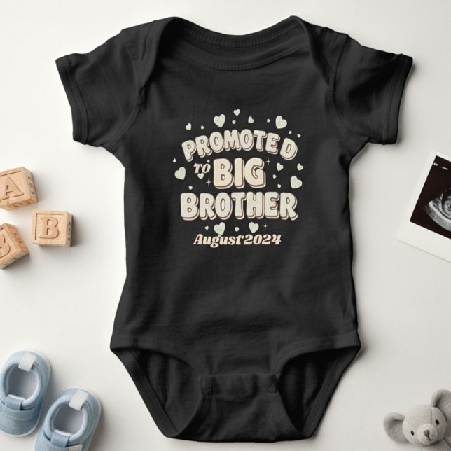 Body Para Bebé Promoted To Big Brother T-shirt,  (Subido por el creador)