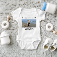 Protegido por foto de perro personalizada