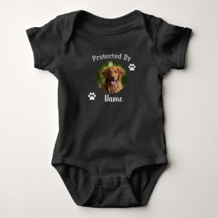Body Para Bebé Protegido Por La Foto Personalizada De Perro