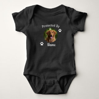 Body Para Bebé Protegido Por La Foto Personalizada De Perro