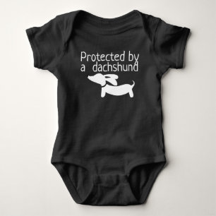 Body Para Bebé Protegido por Outfit de Bebé Dachshund Neutral