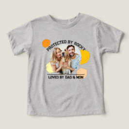 Body Para Bebé Protegido por perro amado por papá y mamá personal