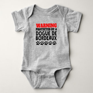 Body Para Bebé Protegido por un Dogue de Bordeaux