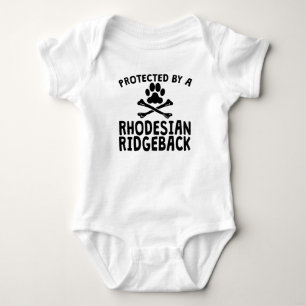 Body Para Bebé Protegido por un Rhodesian Ridgeback