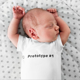 Body Para Bebé Prototipo Divertido Único #1