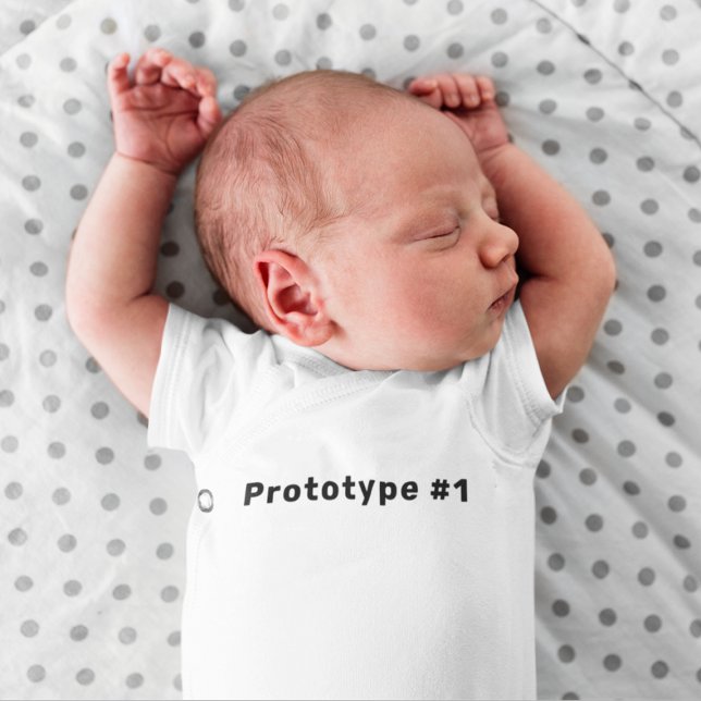 Body Para Bebé Prototipo Divertido Único #1  (Subido por el creador)