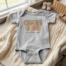 Body Para Bebé Próximamente Nacimiento (Anuncio de Embarazo) Vint